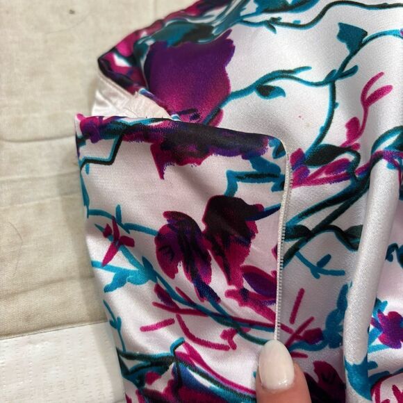 Cache Brand Strapless Satin Floral‎ Mermaid Gown Size 2 - Picture 16 of 16